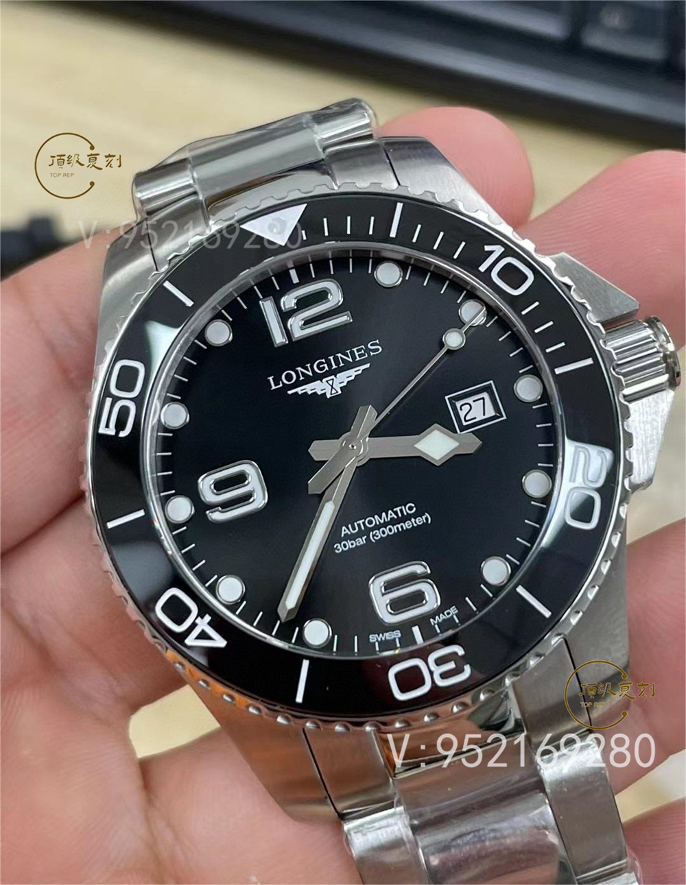 VS厂(SBF厂)浪琴康卡斯43mm做工怎么样对比ZF厂康卡斯那个好-复刻表