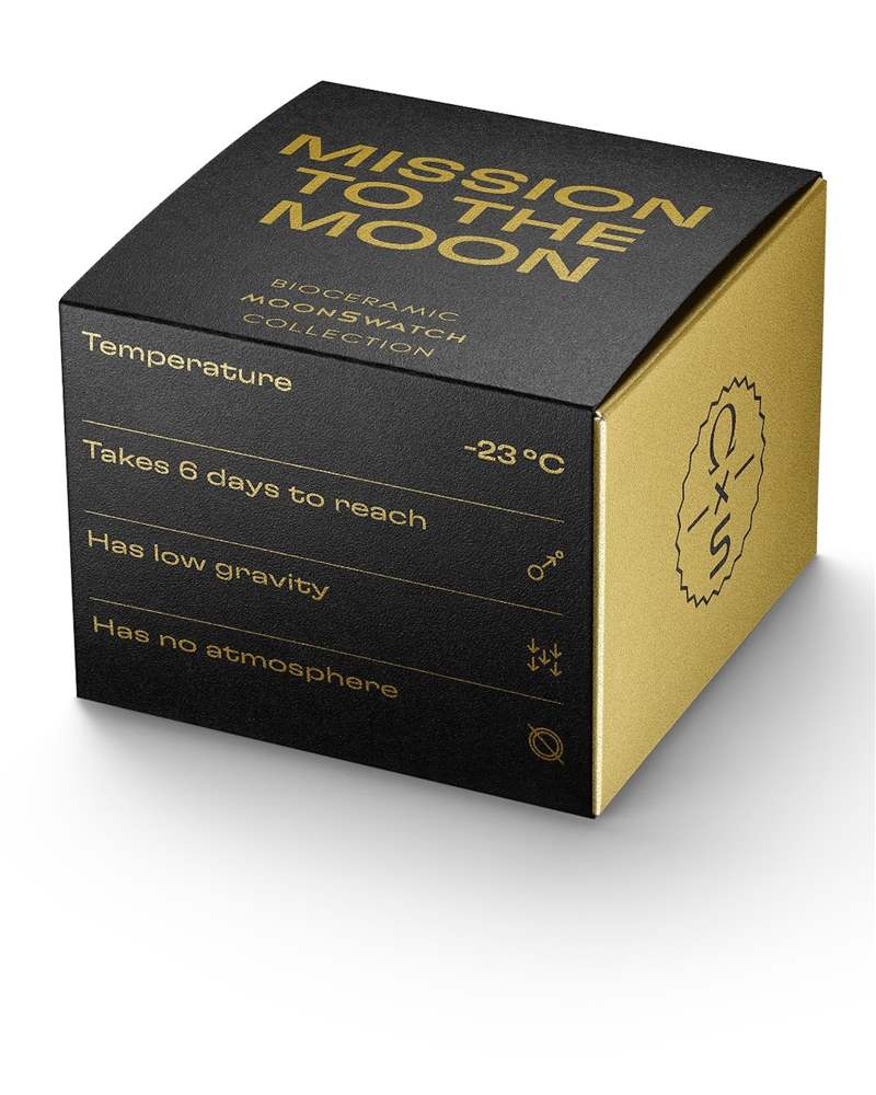 Mission to Moonshine? Gold在5月时SWATCH进一步增加贩售店点（全球19间店），同时也小小改动了手表，将秒针针尖的夜光物料从白色改成粉红色。 （IG@swatch）