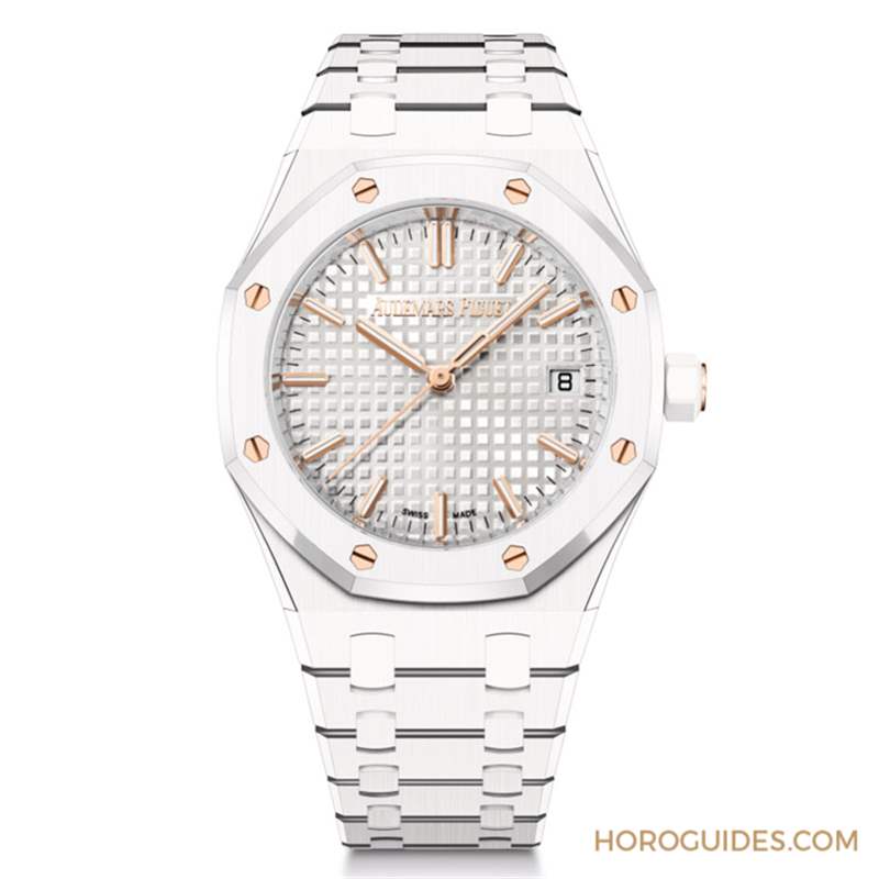 AUDEMARS PIGUET - 白色陶瓷版！ 爱彼皇家橡树34毫米自动上链腕表雪白登场