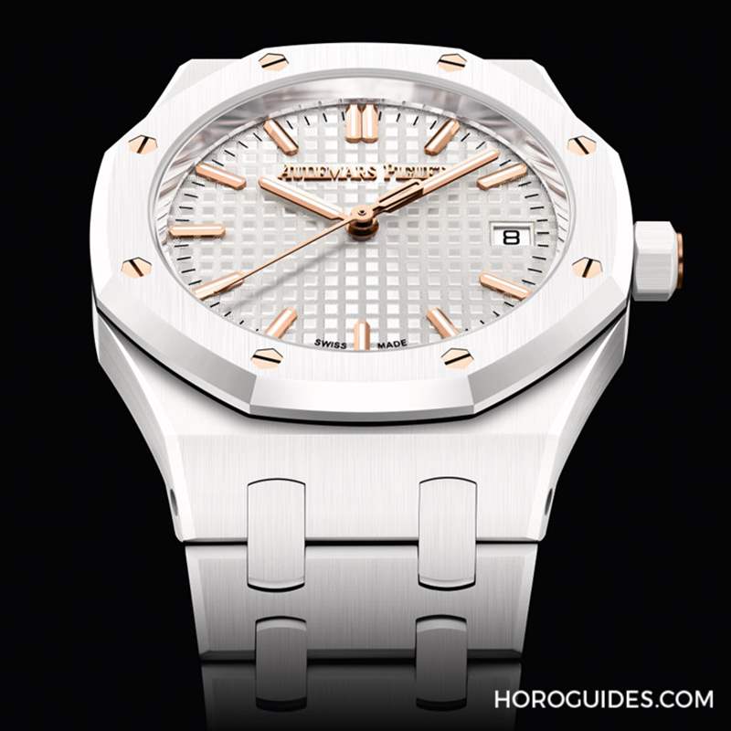 AUDEMARS PIGUET - 白色陶瓷版！ 爱彼皇家橡树34毫米自动上链腕表雪白登场