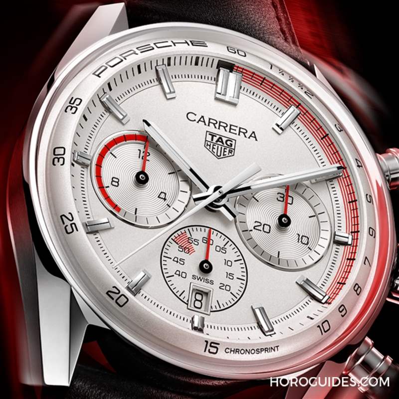 强强再联手重现传奇跑车风采|TAG HEUER Carrera Chronosprint x Porsche-复刻表