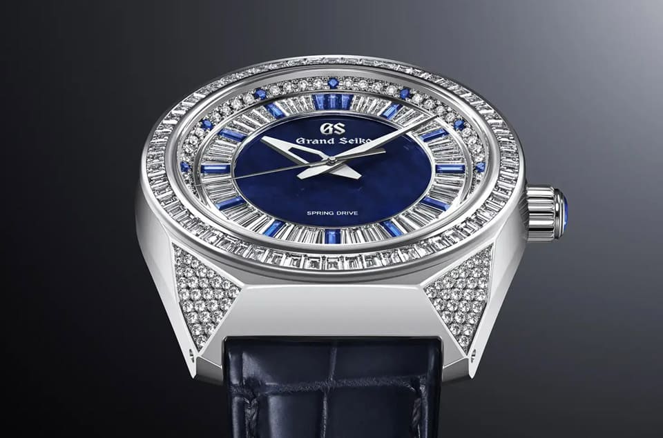 GRAND SEIKO Spring Drive结合高级珠宝工艺诠释「白狮」般的王者气势-复刻表