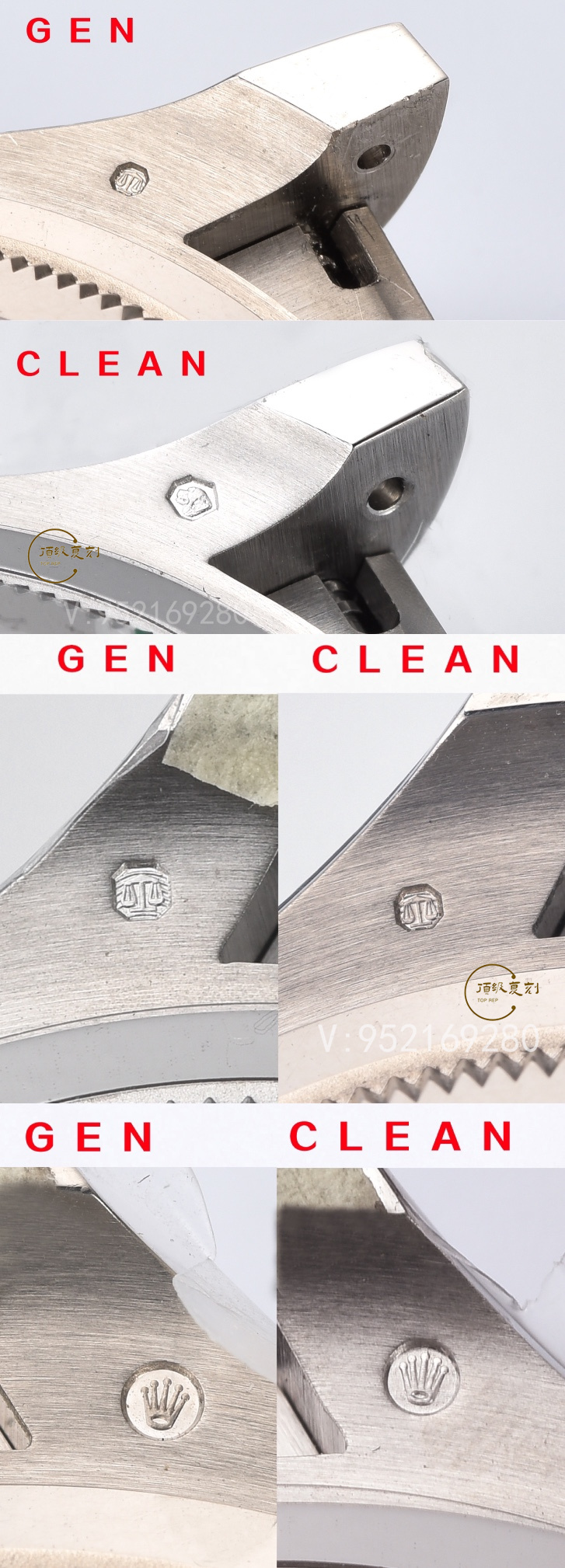 Clean厂C厂复刻新款劳力士4131机芯水泥灰迪M126519手表对比正品怎么样-复刻表