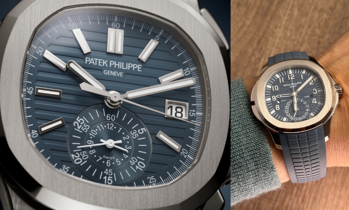 PATEK PHILIPPE - 乳光蓝灰面活力风，复杂功能运动表齐换色｜PATEK PHILIPPE Nautilus、Aquanaut新款