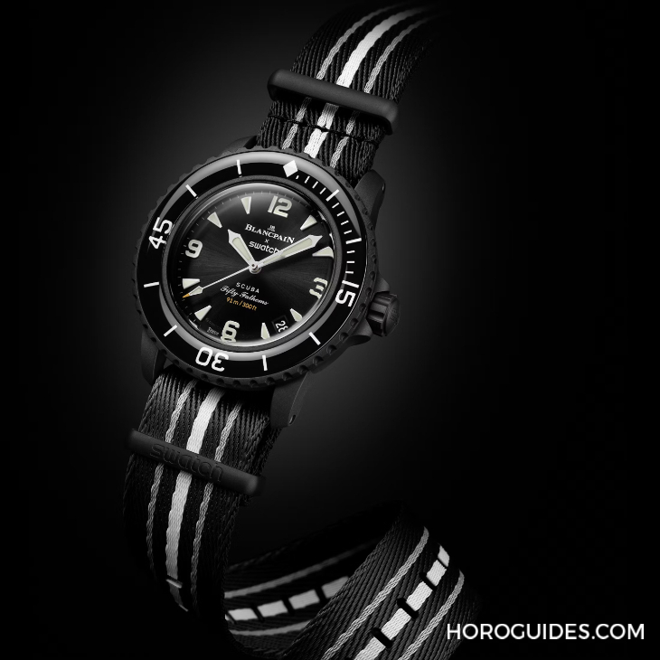 SWATCH - 太惊喜！更贴近五十噚腕表神韵的黑色调Blancpain × Swatch联名表款「Ocean of Storm」现身