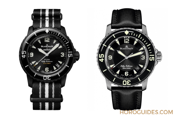 SWATCH - 太惊喜！更贴近五十噚腕表神韵的黑色调Blancpain × Swatch联名表款「Ocean of Storm」现身