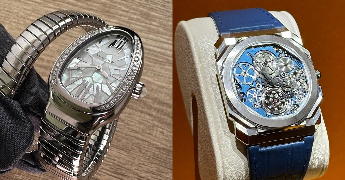 BVLGARI - 安藤忠雄为Serpenti出手了、全球最薄陀飞轮机芯黑化上阵｜BVLGARI W&W 2024速览