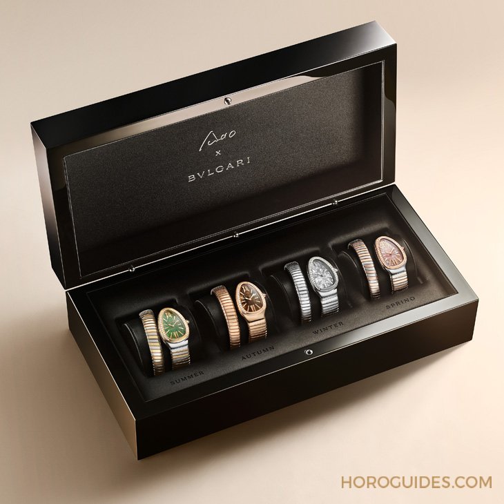 BVLGARI - 安藤忠雄为Serpenti出手了、全球最薄陀飞轮机芯黑化上阵｜BVLGARI W&W 2024速览