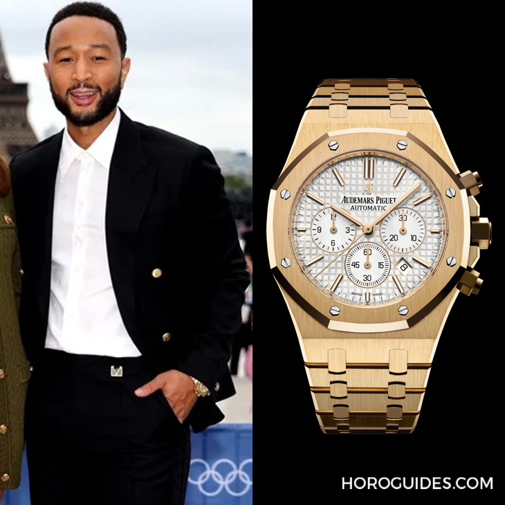 AUDEMARS PIGUET - ROYAL OAK - 15407ST. OO.1220ST.02 - 直击 ！ 名人现身2024巴黎奥运戴什么表