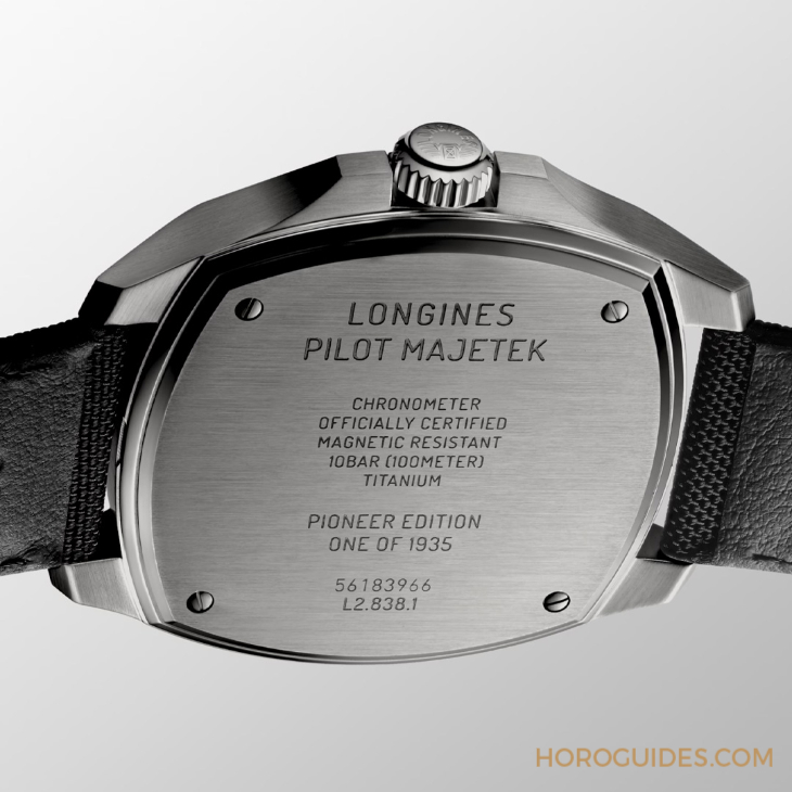 浪琴24年推出Pilot Majetek限量版五级钛金属手表-复刻表