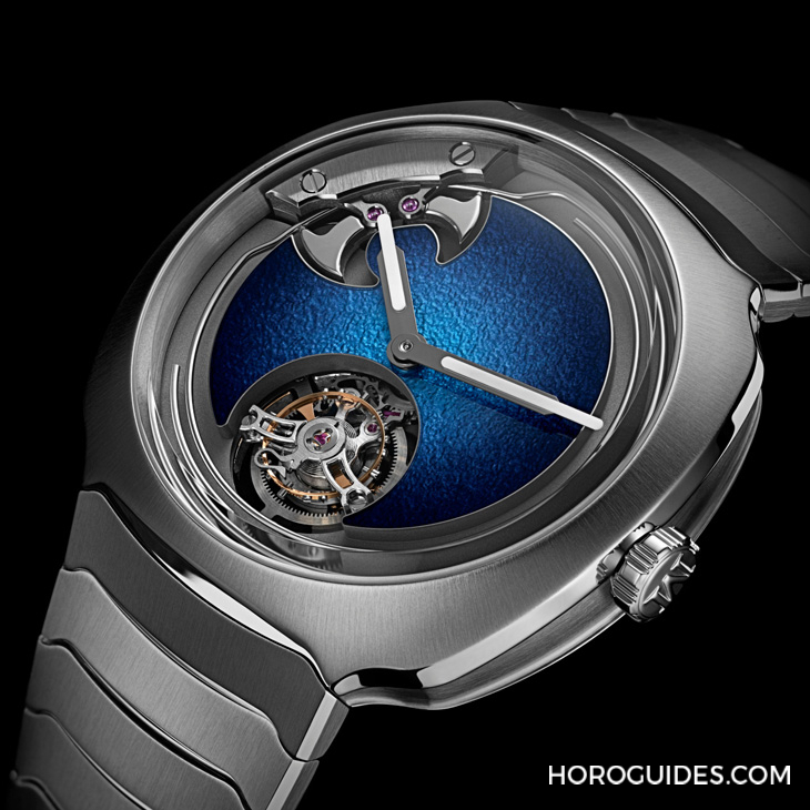 H. MOSER & CIE - 大明火珐瑯烟燻面加身，亨利慕时三问疾速者三问报时陀飞轮蓝色珐瑯概念腕表夺目登场