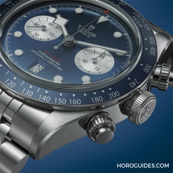 TUDOR - BLACK BAY - M79360B-0002 - 沉稳帝舵蓝新装现身，TUDOR推出Black Bay Chrono “Blue”专门店限定版
