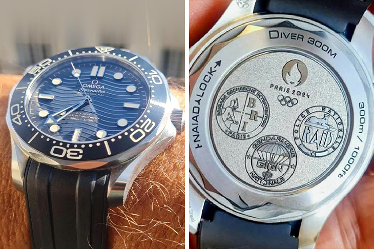OMEGA - SEAMASTER - 210.30.42.20.03.002 - 007手腕再次提前曝光新作？ 巴黎奥运会谜样的OMEGA Seamaster黑面无日期款