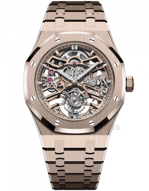 AUDEMARS PIGUET - ROYAL OAK - 26735ST. OO.1320ST.02 - 不锈钢 VS 沙金你更爱哪一种？ AP爱彼Royal Oak自动上链飞行陀飞轮镂空腕表Ref.26735